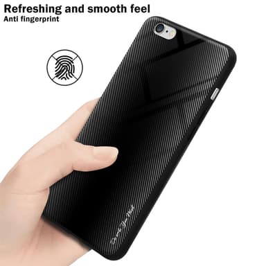 iPhone 6 / 6S Deksel Case Cover (svart)