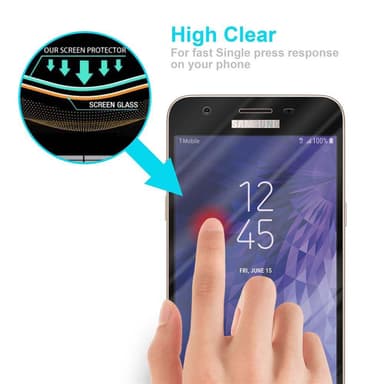Samsung Galaxy J3 2018 Skjermbeskytter Skärmskydd