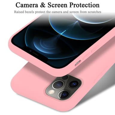 iPhone 13 silikondeksel case (rosa)
