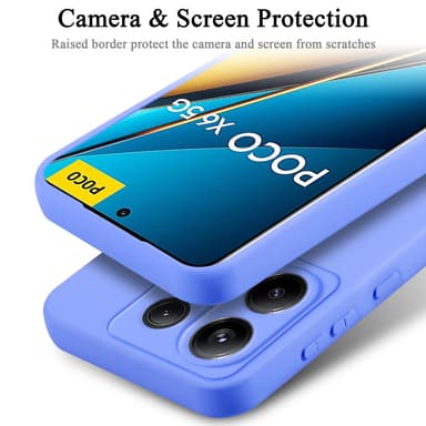 Xiaomi Poco X6 silikondeksel case (Lilla)