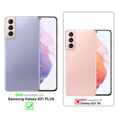 Samsung Galaxy S21 PLUS silikondeksel case (rød)