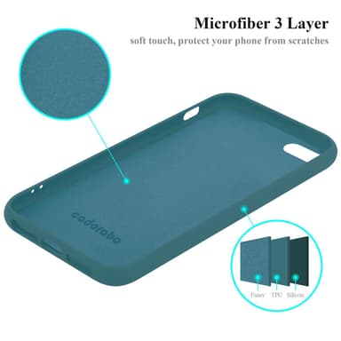 iPhone 5 / 5S / SE 2016 silikondeksel case (grønn)