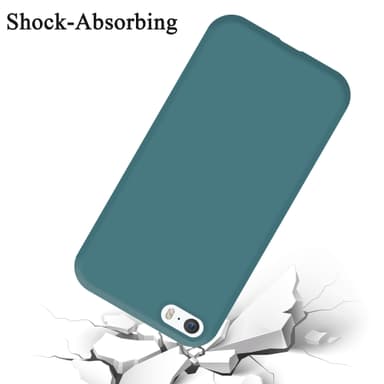 iPhone 5 / 5S / SE 2016 silikondeksel case (grønn)