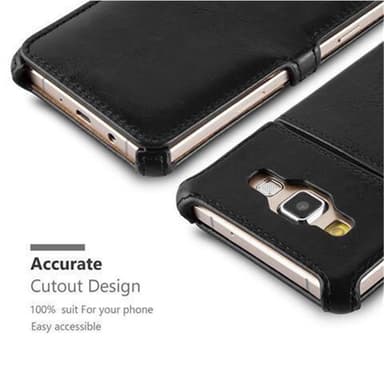 Samsung Galaxy A3 2015 lommebokdeksel case (svart)