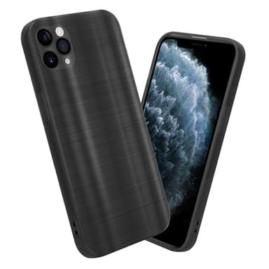 iPhone 11 PRO MAX Silikondeksel Beskyttelse (svart)
