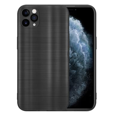 iPhone 11 PRO MAX Silikondeksel Beskyttelse (svart)