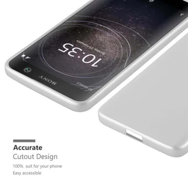 Deksel Sony Xperia XA2 Case Cover (sølv)