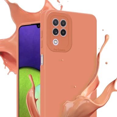Samsung Galaxy A22 4G Deksel case (oransje)