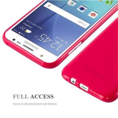 Samsung Galaxy J5 2015 Deksel Case Cover (rød)
