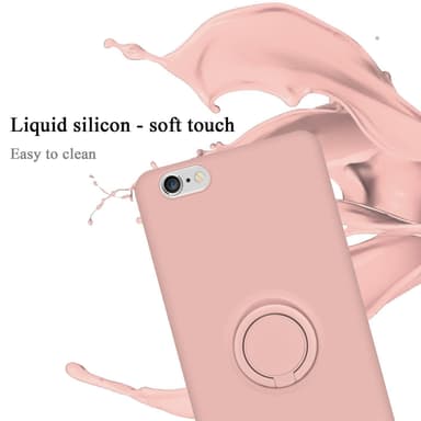 Deksel iPhone 6 / 6S Ring Case (rosa)