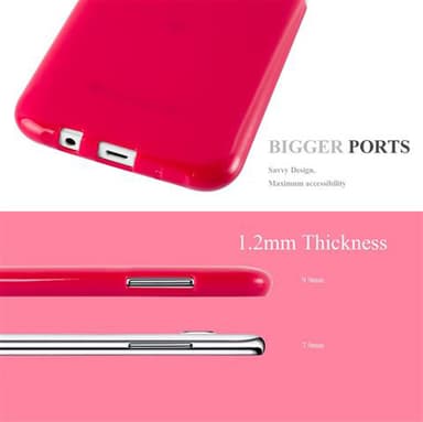 Samsung Galaxy J5 2015 Deksel Case Cover (rød)