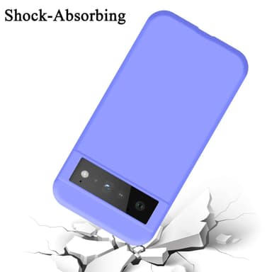 Google PIXEL 6 PRO silikondeksel case (Lilla)