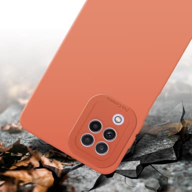 Samsung Galaxy A22 4G Deksel case (oransje)