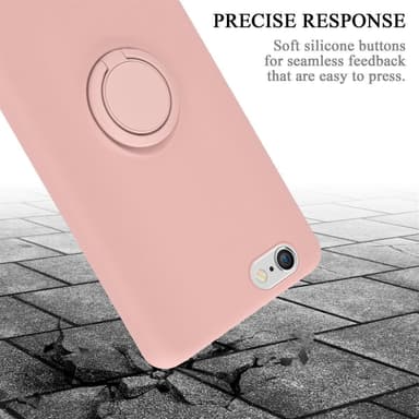 Deksel iPhone 6 / 6S Ring Case (rosa)