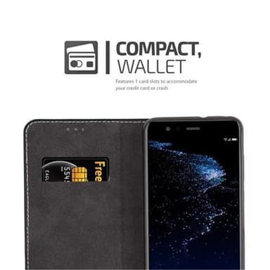 Huawei P10 LITE Deksel Case Cover (svart)