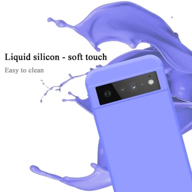 Google PIXEL 6 PRO silikondeksel case (Lilla)