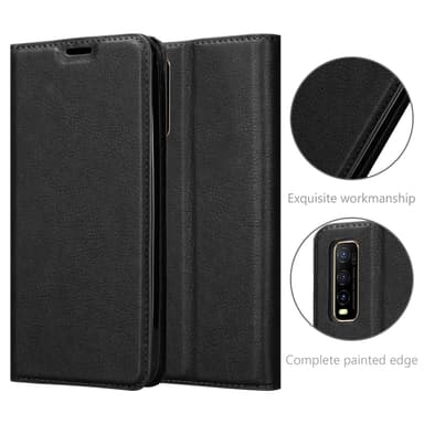 Vivo Y70 lommebokdeksel case (svart)