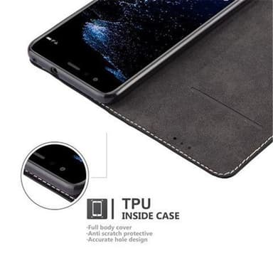 Huawei P10 LITE Deksel Case Cover (svart)