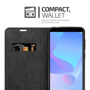 Huawei Y6 PRIME lommebokdeksel case (rød)