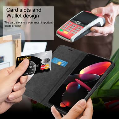 Cubot MAX 3 lommebokdeksel case (svart)