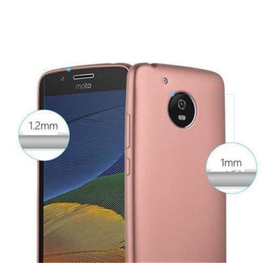 Deksel Motorola MOTO G5 Case Cover (rosa)