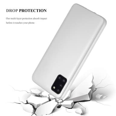 Deksel Samsung Galaxy A31 Case Cover (sølv)