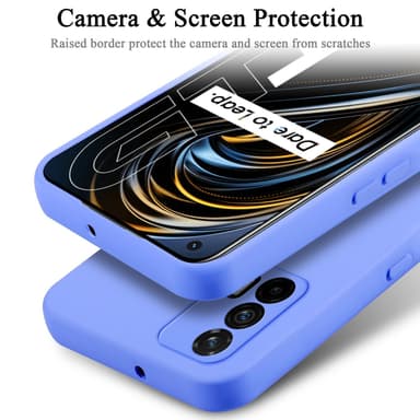 Realme GT silikondeksel case (Lilla)