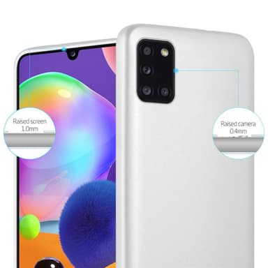 Deksel Samsung Galaxy A31 Case Cover (sølv)