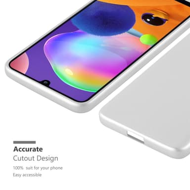 Deksel Samsung Galaxy A31 Case Cover (sølv)