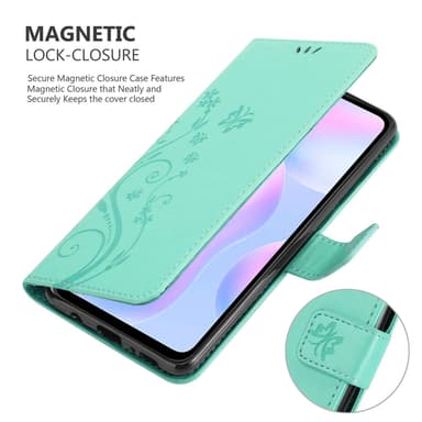 Xiaomi RedMi 9A / RedMi 9AT lommebokdeksel Blomster