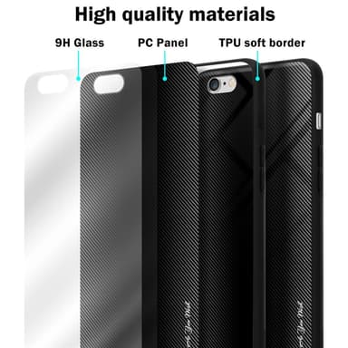 iPhone 6 / 6S Deksel Case Cover (svart)