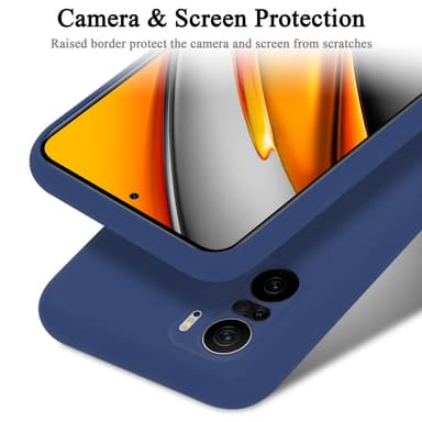 Xiaomi Mi 11i / POCO F3 silikondeksel case (blå)
