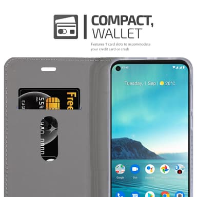 Nokia 5.3 lommebokdeksel etui (grå)