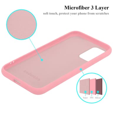 Oppo FIND X3 LITE silikondeksel case (rosa)