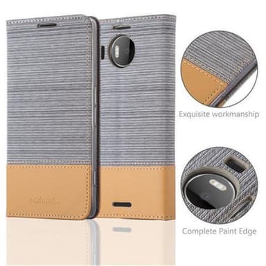 Nokia Lumia 950 XL lommebokdeksel etui (grå)