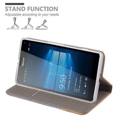 Nokia Lumia 950 XL lommebokdeksel etui (grå)