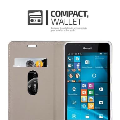 Nokia Lumia 950 lommebokdeksel etui (blå)