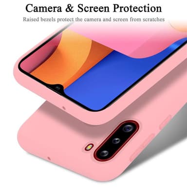 Samsung Galaxy A21 silikondeksel case (rosa)