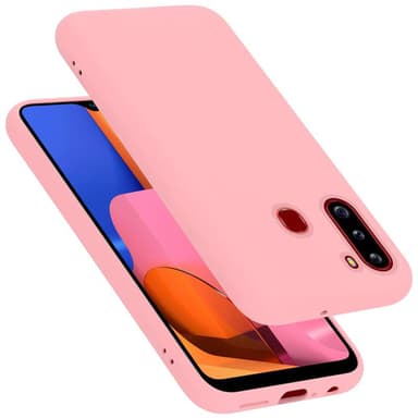 Samsung Galaxy A21 silikondeksel case (rosa)