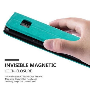Samsung Galaxy S8 lommebokdeksel case (turkis)