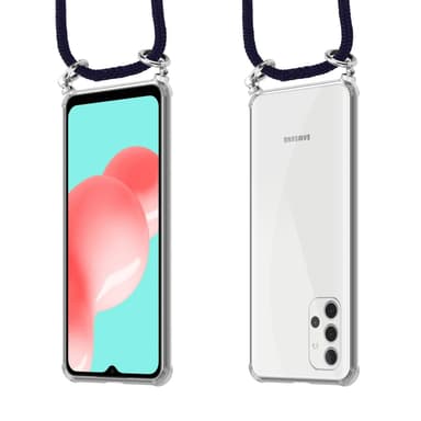 Samsung Galaxy A32 4G Deksel med Halskjede (rød)