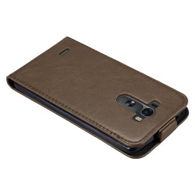 LG G3 deksel flip cover (brun)