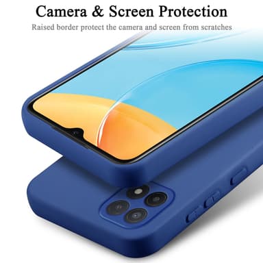 OPPO A15 / A15s silikondeksel case (blå)