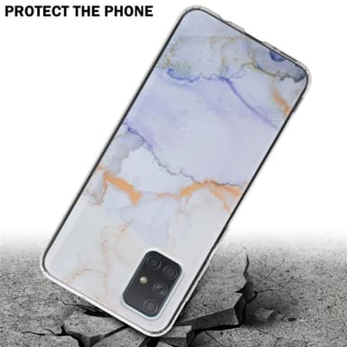 Samsung Galaxy A71 4G lommebokdeksel etui (hvit)
