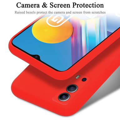 Vivo Y52 5G / Y72 5G silikondeksel case (rød)
