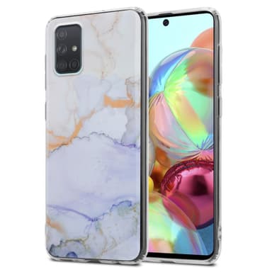 Samsung Galaxy A71 4G lommebokdeksel etui (hvit)