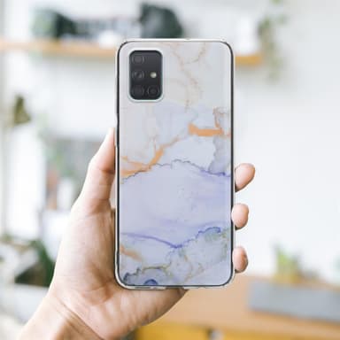 Samsung Galaxy A71 4G lommebokdeksel etui (hvit)