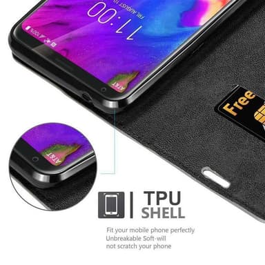 LG V35 lommebokdeksel case (brun)