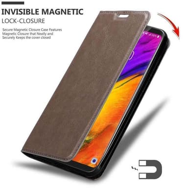 LG V35 lommebokdeksel case (brun)