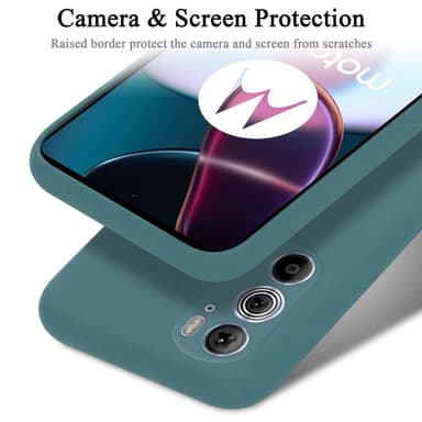 Motorola EDGE+ silikondeksel case (Grønn)